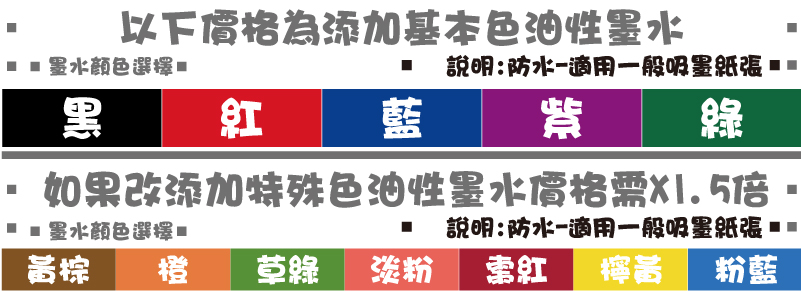 回墨連續章 新力牌印章印水性印油墨水